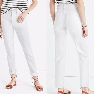 Madewell The Perfect Summer Jean in Tile White